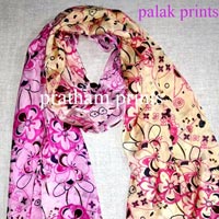 Silk Tabby Printed Scarves