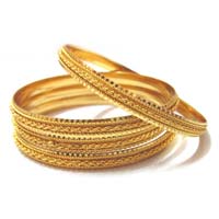 Gold Plated Bangles (BNGP4BRD)