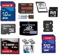 mobile phone memory cards