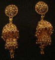 Traditional Indian gold plated earring