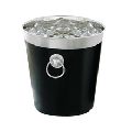 Black Finish Stainless Steel Champagne Ice Bucket