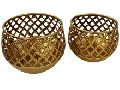 Brass Perforated Planter