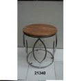 Center Steel Table With Marble