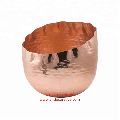 Hammered Copper Flower Vase