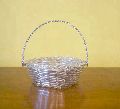 Aluminium Wire small woven basket