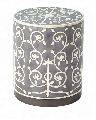 Horn AND Bone inlay side table