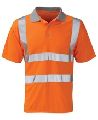 Safety reflective polo t shirt
