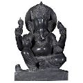 Black Ganesha Statue