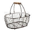 metal wire fancy colour basket
