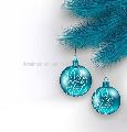 BLUE COLOR CHRISTMAS HANGING BOLL