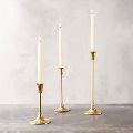 brass antique candle holders