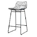 industrial iron wire bar stool