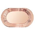 OVAL SHAPE PURE COPPER TRAY