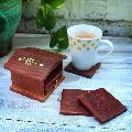 Hand Carved Drink Caosters Rosewood Bar Tea Coffee Coaster Set