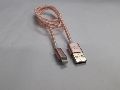 Terabyte M-03 Iphone 5 2A Cotton Pink USB Data Cable