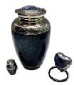 Marble Blue Cremation Urn