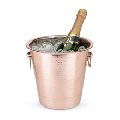Stainless Steel Hammered Copper Plated Ice Bucket