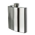 stylish stainless steel hip flask