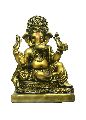 Brass Shade Lord Ganesha Idol