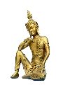 Golden Gautam Buddha 1/3rd Ratio Statue