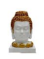 White And Golden Buddha Showpiece