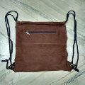 plain colors leather backpack bag