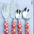 Stainless Steel Cutlery With Beaded Handle