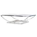 Stainless Steel metal frame coffee table
