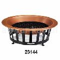Outdoor Copper Finish Bowls Fire Pit