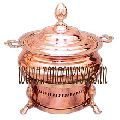 Indian Copper Catering Chafing Dish.