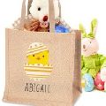 Christmas grocery shopping reusable high quality jute tote bag