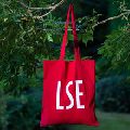 COTTON NATURAL RED TOTE BAG