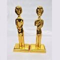 Gold Couple Home Decoration Sculpture