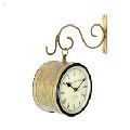embossed Brass antique Wall Hanging Clock