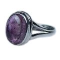 Cabochon Tourmaline Sterling Silver Ring