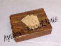 WOODEN CARD BOX