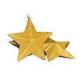 DIY Stars Paper mache decoration ornaments