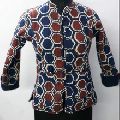Printed Kantha Quilted Jacket