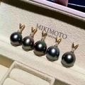 gold tahiti black pearl pendant