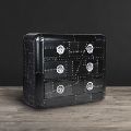 Black metal-Black hawk aviator Drawer chest