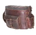 Goat leather camera bag