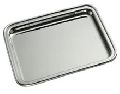 Brass Serving Tray in Silver Finish
