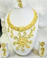 Fancy gold imitation necklace