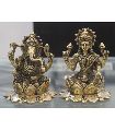 Brass Ganesh laxmi Set