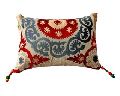 embroidered cotton pillow covers