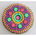 embroidered round cushions