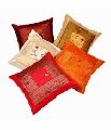 Ethnic Banarasi Jacquard Cushion Cover