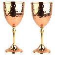 Brass Premium Goblet Champagne Glass