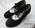 Ladies fashionable latin leather dancing shoes