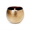 hammered tea light bowl for home decor